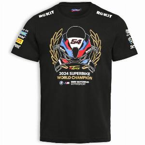 BMW WSBK Champion 2024 TShirt schwarz Farbe Schwarz Größe S