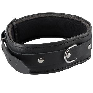 Zado Collier en cuir avec anneau en D