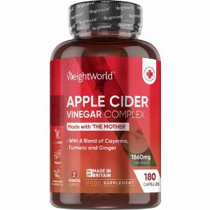 Buy Apple Cider Complex Capsules  1860mg 180 Capsules  WeightWorld