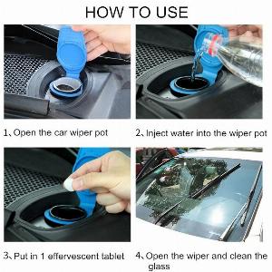 Spray Effervescente per Pulizia Parabrezza Auto  1pc Blu Sconto 56
