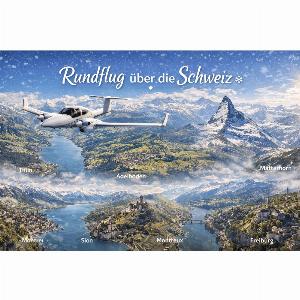 Wingly Profitez de 13% de réduction sur le vol panoramique Swiss Grand