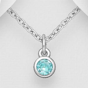Enjoy 17 Discount on John Greed Signature Silver Blue Topaz Necklace