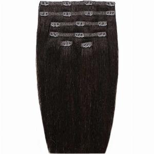 Enjoy 15 Discount on 18 Double Hair ClipIn Extensions  Ebony Shade