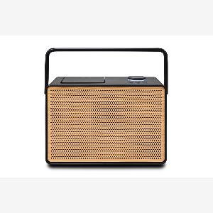 Evoke Play  Wood Edition versatile music system in black with cherry wood now 26599 save 11