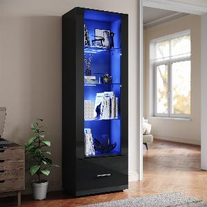 Armoire dexposition SIRHONA en verre avec éclairage LED  5 de remise