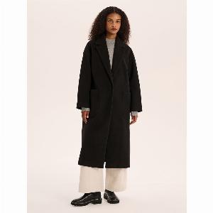 Enjoy 20 Discount on the Black Leighton Single Breasted Coat