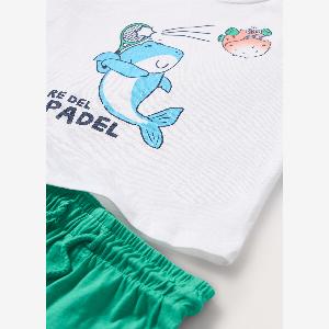 Blukids Jogging Set In Jersey Di Puro Cotone Neonato Bambino Bianco Taglia 2430