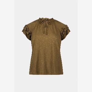 zero Shirt mit angeschnittenen Ärmeln  Dark Olive