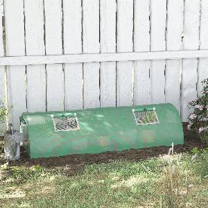 26 Rabatt auf Outsunny Mini Tunnelgewächshaus mit MeshFenstern grün