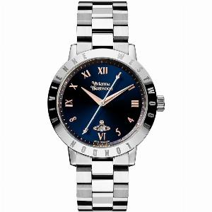 Vivienne Westwood Bloomsbury Stainless Steel Blue Dial Ladies Watch VV152NVSL