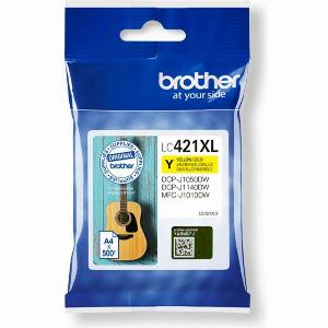 Brother LC421XLY  Jaune  Cartouche dencre  Grande capacité