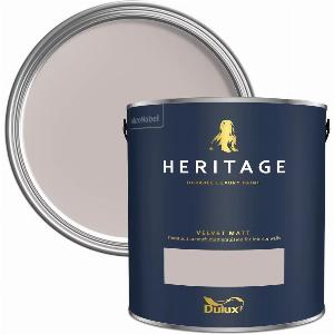 Dulux Heritage Velvet Matt Paint 1L Pumice Brown High Quality Matt Emulsion Paint
