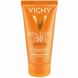 Idéal Soleil Toucher Sec Émulsion Visage SPF 50 50 ml