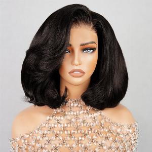 Enjoy 48% Off Megalook 6x5 Glueless Chocolate Brown Loose Wave Bob Wig