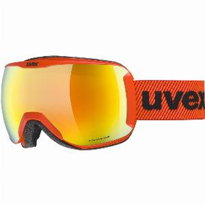 uvex Downhill 2100 CV Skibrille 3130 fierce red matt mirror orangecolorvision green S2