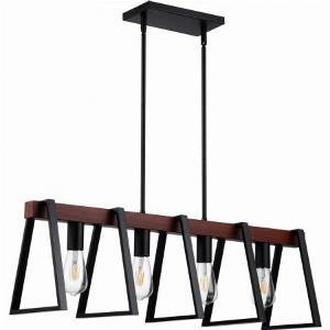 VEVOR 4Licht Küche Insel Pendelleuchten 60W verstellbar Esszimmer Licht E27