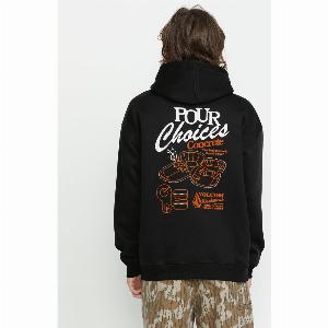 Volcom Sweat à Capuche Pour Choices  BLACK