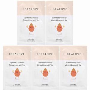 Masques en Tissu Beauté Idealove  Amour dAmande 5 x 20 ml 1 