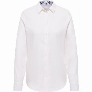 17 Rabatt auf einfarbige Hemdbluse in OffWhite