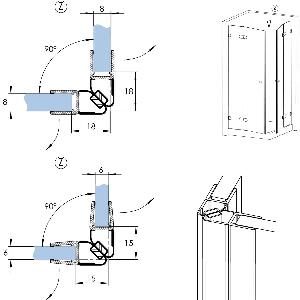 11 Rabatt Rehau Magnetdichtung für 68 mm Glasduschtüren 90 1000 mm
