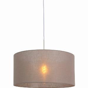 Sconto del 24 su lampada sospesa bianca con paralume tortora 50 cm