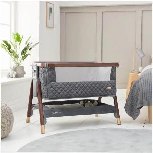 Get 29 discount on the Tutti Bambini CoZee Luxe Bedside Crib in WalnutSlate