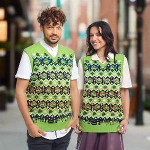 Just Geek Get 60% Off Christmas Knit Vest Top Featuring Teenage Mutant Ninja Turtles