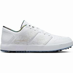 Nike Air Jordan 1 NU Retro G Golf Shoes White47Olive Camo FZ415345102