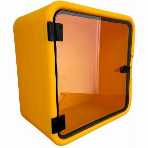 InCaddy Internal Defibrillator Cabinet in Yellow