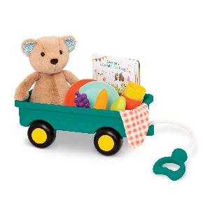 Classic Plush Bear Book  Deluxe Picnic Set
