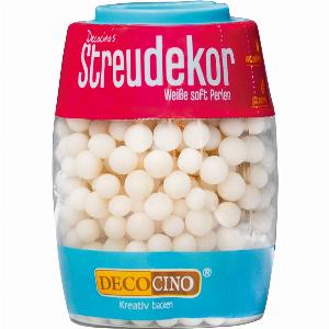 Streudekor Perlen Weiß 50g MHD 01112026 Zu gut für die Tonne