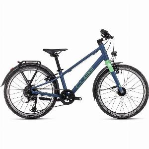 Cube Numove 200 Street Kids Bike in Naval Blue and Apple