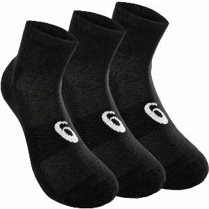 Enjoy 28 Discount on Asics Black Quarter Sports Socks 3Pack Size 3942