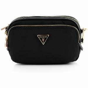 Guess Eco Gemma Mini Reißverschlusstasche schwarz