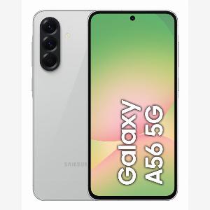 Samsung Galaxy A56 5G Smartphone con Funzioni intelligenti Display Super AMOLED 67 8GB RAM 128GB Camera 50MP Batteria 5000 mAh IP67 Awesome Lightgray
