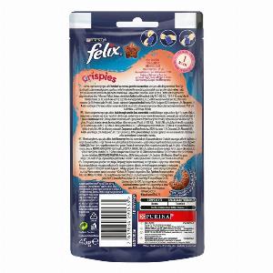 Felix Crispies snack con salmone e trota per gatti PURINA Shop 45 g
