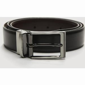 Cintura in pelle double face