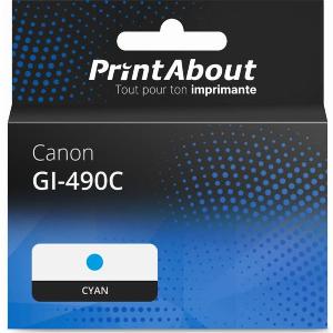 Cartouche compatible Canon GI490C  Cyan