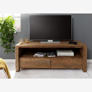 Meuble TV 125x45 Palissandre huilé Brun BUENO 1002