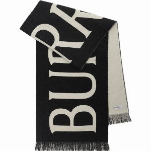 Burberry Logo Jacquard Scarf BlackCalico