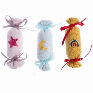 TIAKI Junior Set di giochi per gatti Caramelle con erba gatta  Set da 3 pz