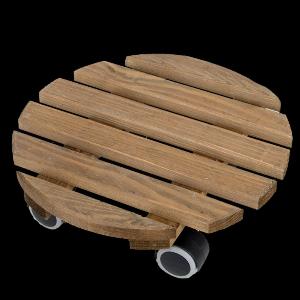 Réduction de 4   Pot intérieur rond  D 288 x H 83 cm  Chocolat