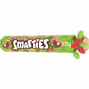 Smarties Elf Treats Milk Chocolate Giant Tube 120g