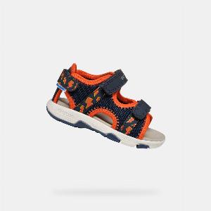 GEOX Sandal Multy Petit Garçon Bleu Marineorange