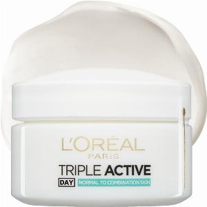 LOréal Paris Triple Active Hydrating Moisturiser 50ml Hydrates Skin Restores Comfort Protects Daily