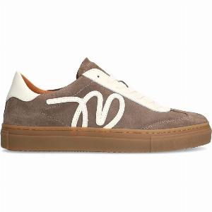 Braune VelourslederSneaker