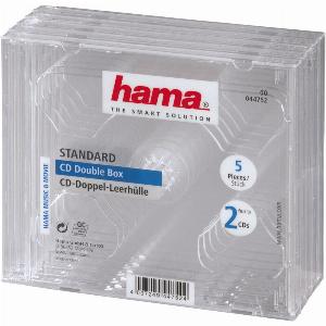 Enjoy 14 Discount on Hama Double Jewel Cases Pack of 5 for 2 Discs