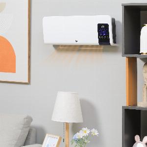 HOMCOM Heizlüfter 2000W KeramikWandheizung 3 Modi Fernbedienung LED 12h Timer jetzt 5190 