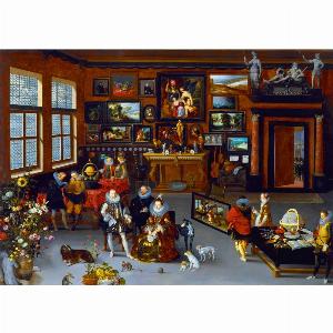 Puzzle Hieronymus Francken Iicirca  The Archdukes Albert and Isabella Visiti