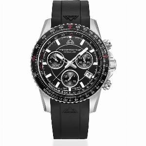 Mens Christophe Duchamp Velocitie V2 Black Chronograph Swiss Watch